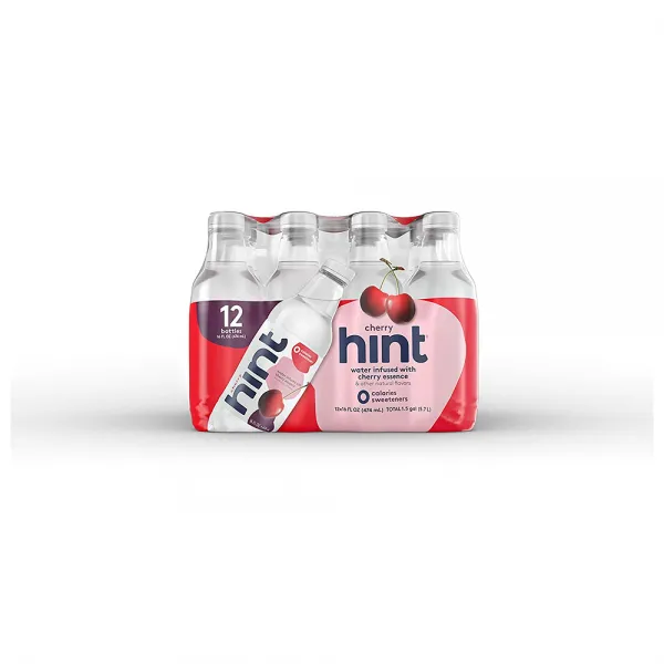 Hint Water 힌트 워터 Cherry Pure Water 체리가 들어간 순수한 물 12개