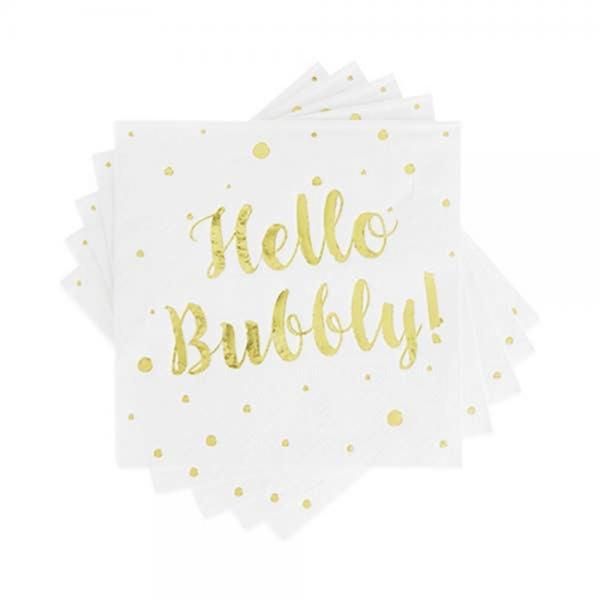 케이크워크 칵테일 디자인냅킨, 20매입, Hello Bubbly