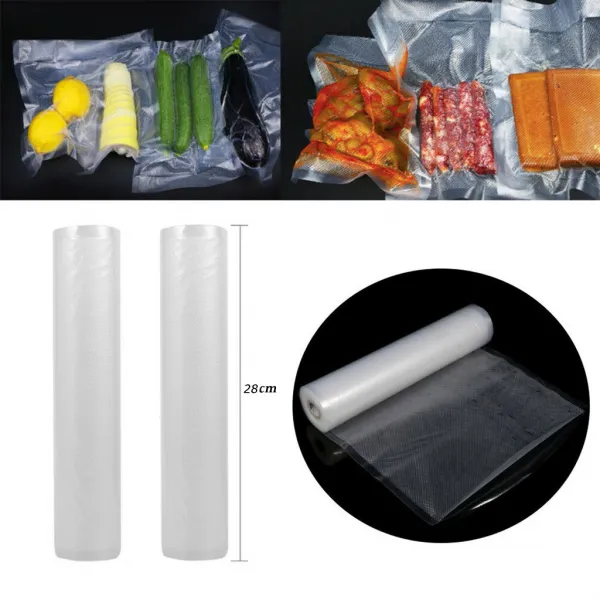 주방 다이닝 바 용품 명세 부엌 진공 봉인 자 음식 저장 부대 과일 Veg 신선한 2PCSCCS200107003, 투명