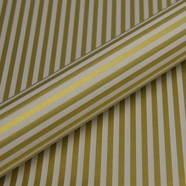 나모몰 크리스마스포장지 3 06.스트라이프종이롤 J/10m _금색