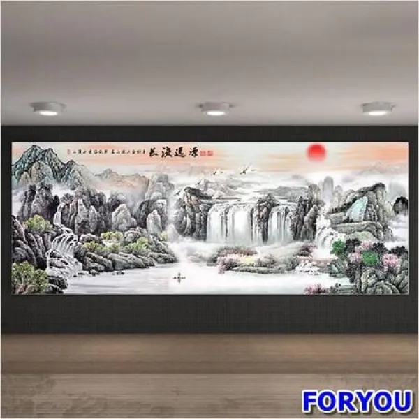 ForU144 수려한 만산 춘향 보석십자수시계 보석십자수액자 큐빅십자수 비즈십자수, 상세페이지 참조