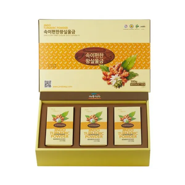 왕실 울금분말세트 진도산울금 100g X 3개 강황분말, 미들퐁 쿠팡 1