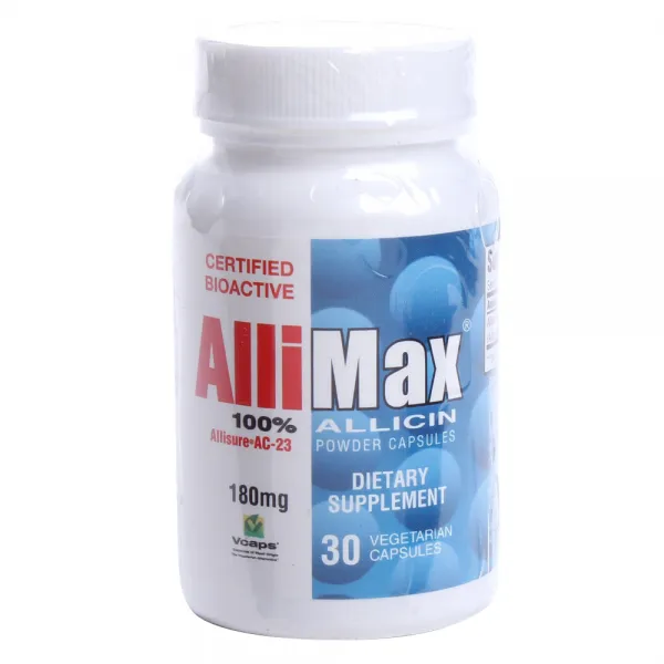 알리맥스 알리신 180mg 파우더 베지테리안 캡슐, 30개입, 1개