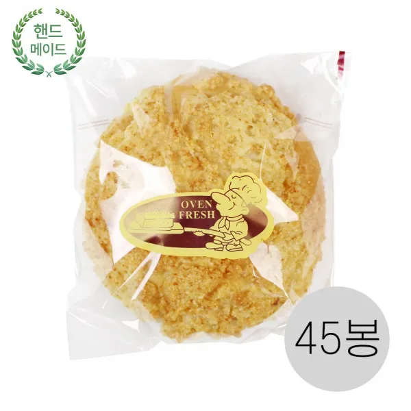 나라브래드 제과점빵 소보루빵 80g, 45개, 90g