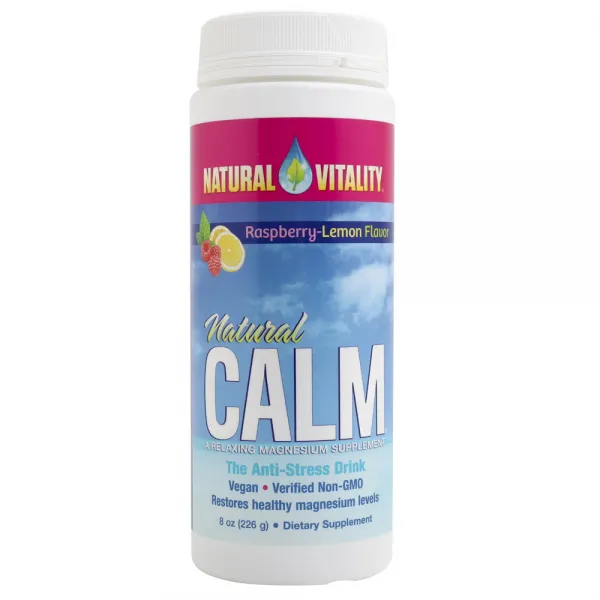 내츄럴바이탈리티 내추럴 캄 안티 스트레스 드링크 라즈베리 레몬 맛 226g 1개