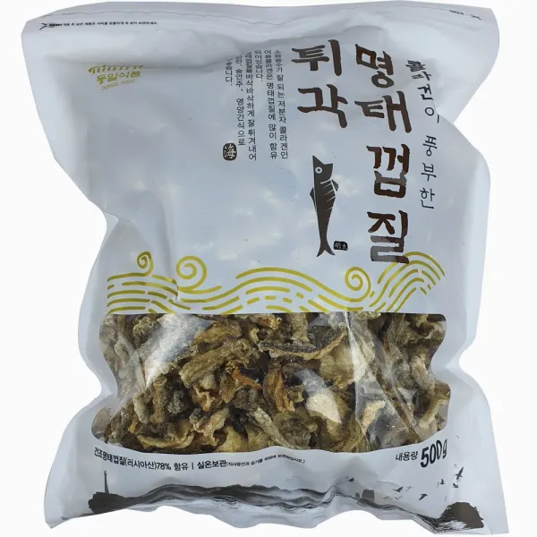 명태 껍질튀각 500g 콜라겐이 풍부한 영양간식 술안주 밥반찬 1팩