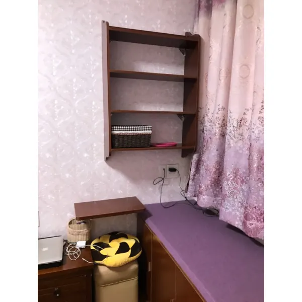 벽선반 벽면 캐비닛 책꽂이 칸막이 벽장 침실 벽걸이 거실 아이디어 심플 모던, T04-70넓이 *20깊이 *115높이(유자나무색)