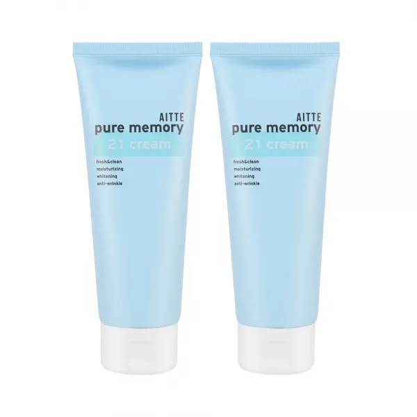 아이떼 퓨어 메모리 투애니원 수분크림, 150ml x 2개