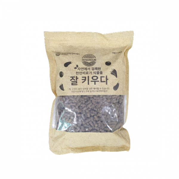 잘키우다(장비유비) - 1kg 소포장 화분/텃밭용비료 식물비료 텃밭용퇴비 천연유기질