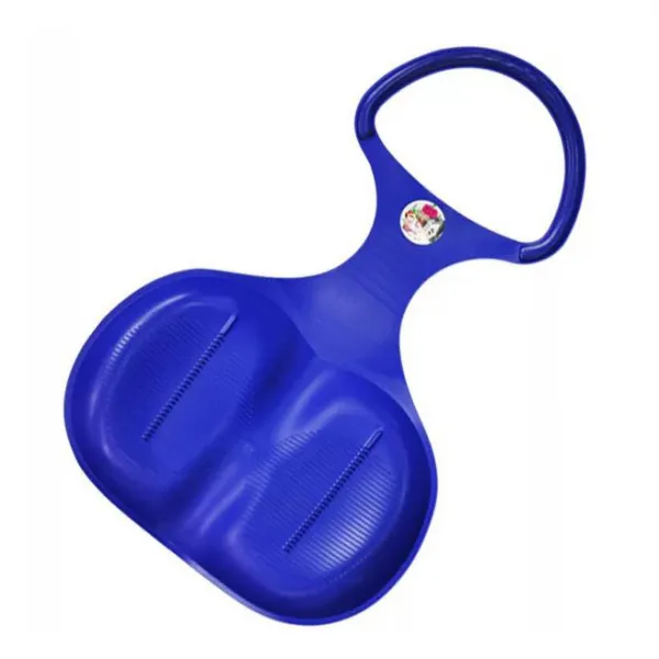 키즈 슬라이딩 삽모양 핸들 1인용 노르딕썰매 어린이 커플썰매, 레드