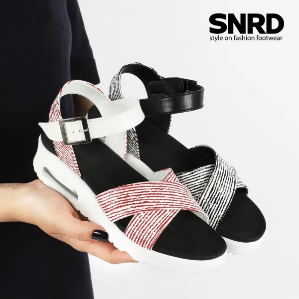 SNRD 여성 슬링백 캐주얼 에어 샌들 슬리퍼 스니커즈 슬립온 신발 NN260