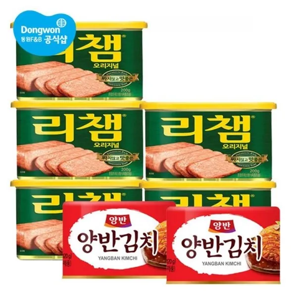 동원애프앤비 동원 리챔200g 5개+양반캔김치160g 2개, 선택/없음