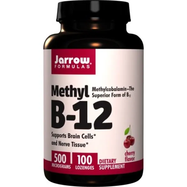 자로우 포뮬러스 메틸 B12 500mcg 뇌세포 및 신경조직 보조제 100캔디, 단일옵션