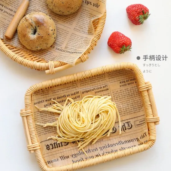 해외직구 일식 수제 빵 라탄 바구니 과일 가정용. 과자 만두를 달라고 부탁하다라탄 바스켓 수납함 사각 바구니 정리함 트레이 왕골 원형 해초 대나무 라틴-, 02.원형(촬영 후 15일 이내에