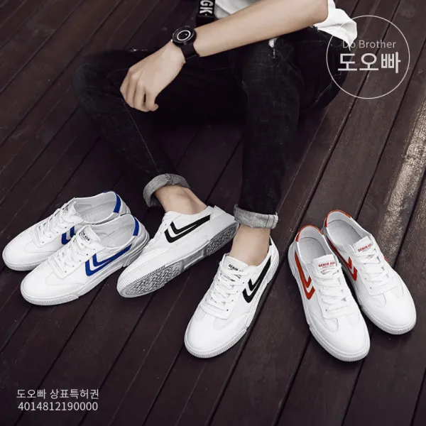 도오빠 남성 스니커즈 운동화 캔버스 통기성 스포츠 레저 데일리룩 남자스니커즈 남자운동화