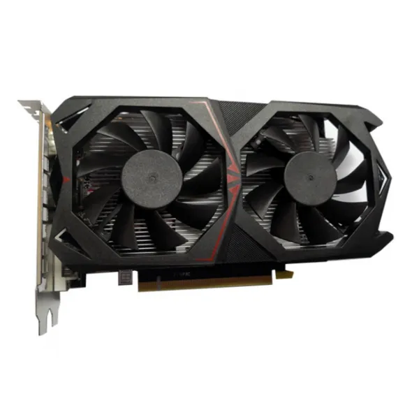 AFBEST 컴퓨터 그래픽 카드 GTX960 2GB 128 비트 DDR5 지원 DVI/DP/HDMI 듀얼 냉각 팬 게임, 검은 색