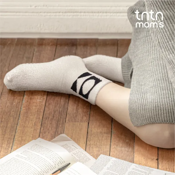 튼튼맘스 임산부 초점수면양말 기프트세트(블랙1EA+화이트1EA) - 출산선물 출산필수품