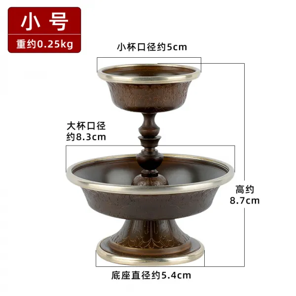 슈가버블 법을 수호함 순동 고색팔색 행운 꽃 조각 밀종 불기 용품 술잔 공양 성스럽다 물컵, 스몰자