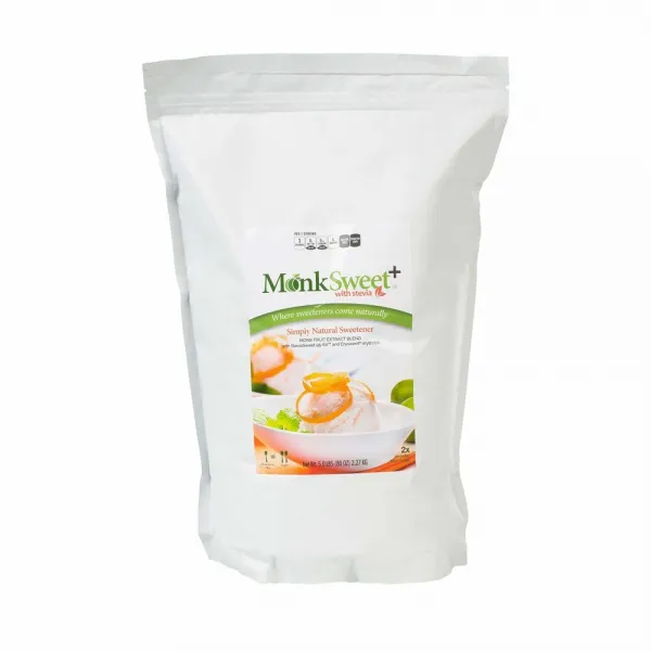 Steviva Brands 스테비아 몽크 스위트 플러스 2.27kg Monk Sweet Plus 5 lb, 1팩