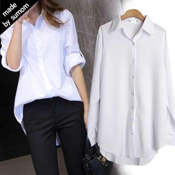 수맘 자체제작 빅사이즈 롱 셔츠 L XL 사이즈