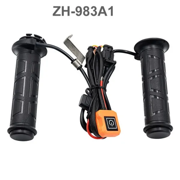 오토바이 전기 난방 핸들 독립적 인 스위치 3 속도 온도 조절기 지능형 대기 전기 난방 핸들 01 2 Pcs