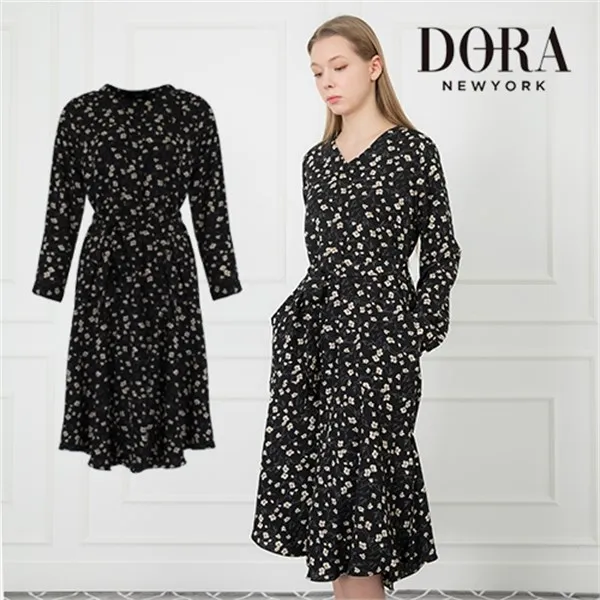 도라뉴욕밸리드 플라워 원피스