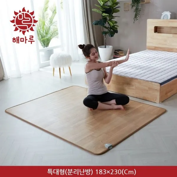 한일의료기 해마루 온열카페트 전기장판 전기매트 거실용 특대형(분리난방) 183x230(Cm), A형-183×230(Cm) [특대형]