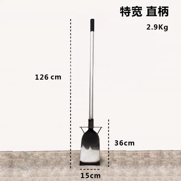 긴 자루 아웃도어 용품 꽃 키우기 하나 각삽 두꺼운 부드럽게 함 심다 스테인리스 스틸 와이드 곧은자루