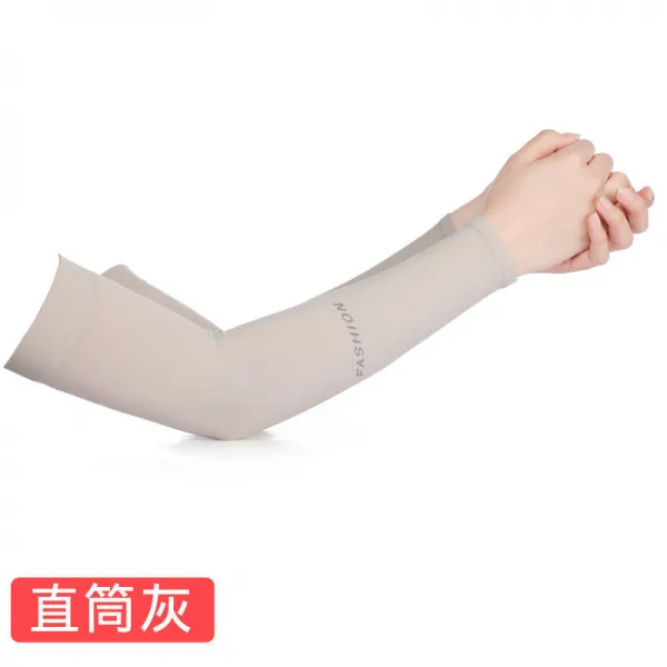 레이 노 카 (LAOYECH) 아 이 스 커프스 여성 선 케 어 암 호완 얇 은 남성 장갑 얇 은 호소매 팔 아 이 스 토 트 슬리브 자외선 방지 소매 일 렉 트릭 그레이 (1 컬 2 컬 링) 프 리 사이즈