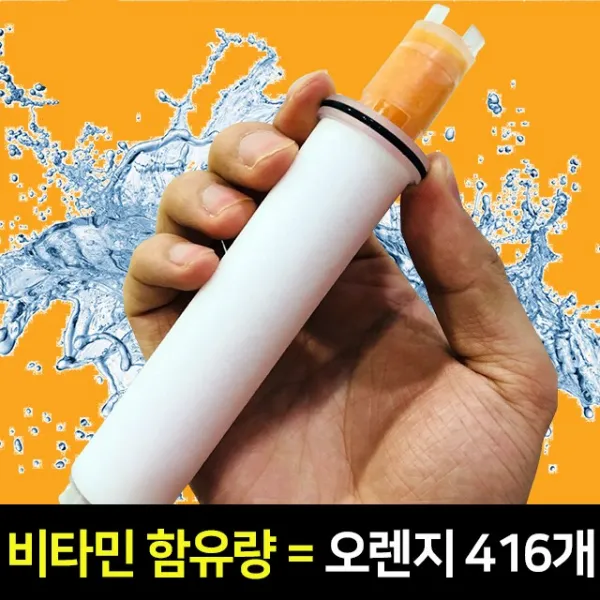 클린펌 비타민 샤워기 녹물제거 석회수 필터, 1개