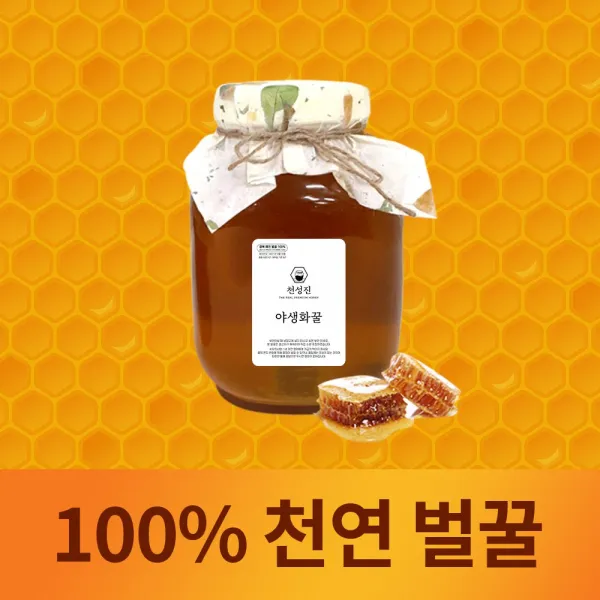 아카시아꿀 천연벌꿀 잡화 야생화 천성진꿀 2.4kg 대용량