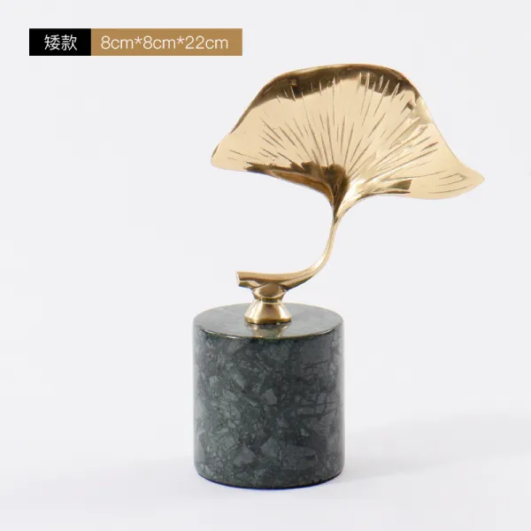 와이엠컴퍼니 가벼운 모던 구리 은행잎 장식 매물처 패턴방 호텔 신중국식 현관 전시실 캐비닛 소프트 적용 타입