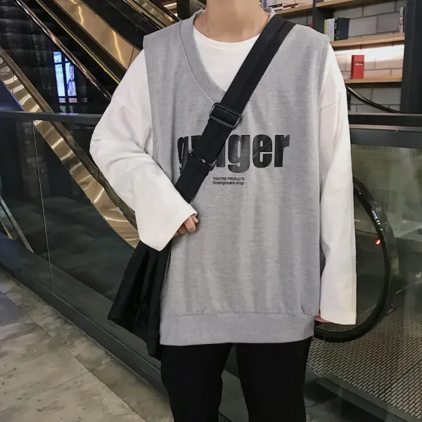 위파인더 봄가을 휴가 2종 티셔츠 남루한한방 패션 코디 학생 시크 캐주얼 맨투맨 남풍