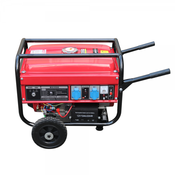 파워젠 3.5KW 가솔린발전기 S3800CXE 리모컨자동시동 12시간 연속사용 대용량연료탱크 (구.BS-3500)