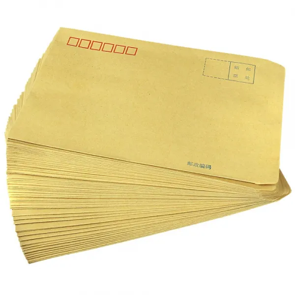 하늘빛 Tianse 크라프트지 봉투 2 호 우체국 표준 봉투 재무 영수증 봉투 월급 봉투 인쇄 다 규격 100 개 업 체 맞 춤 형 제작