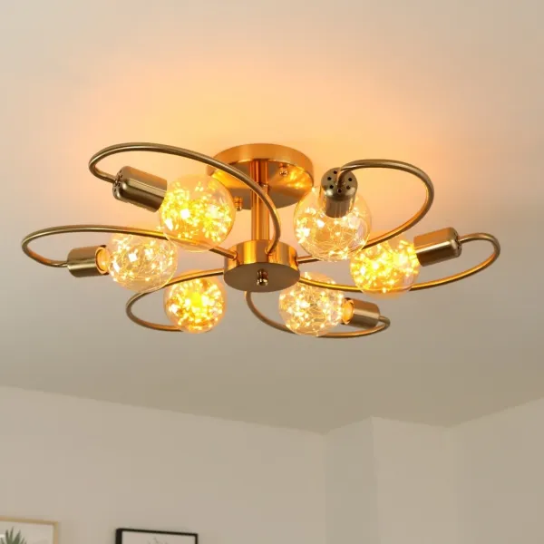 키자 인테리어 조명 거실등 방등 회오리6등