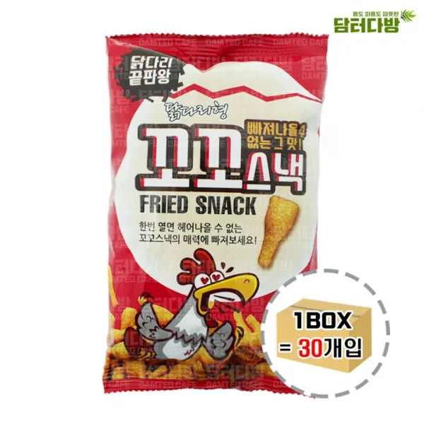 닭다리형 꼬꼬스낵 35g 1box 30개입 / 닭다리과자 828 1