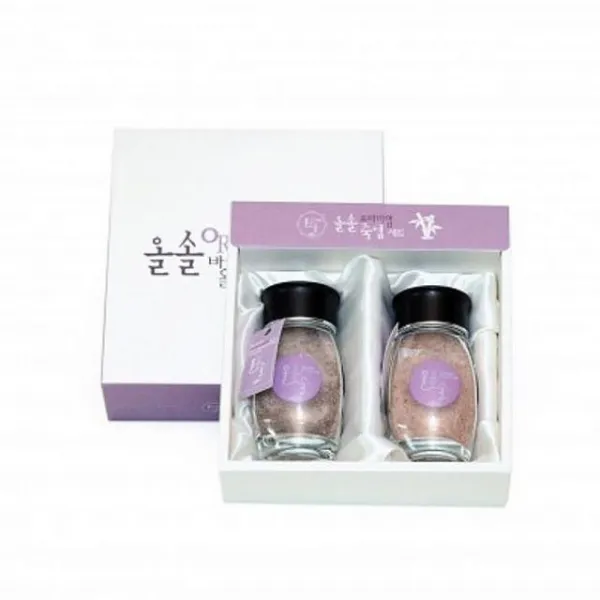 정배마트 올솔 바이올렛 죽염 분말 선물세트 110g X2ea 구운소금 1