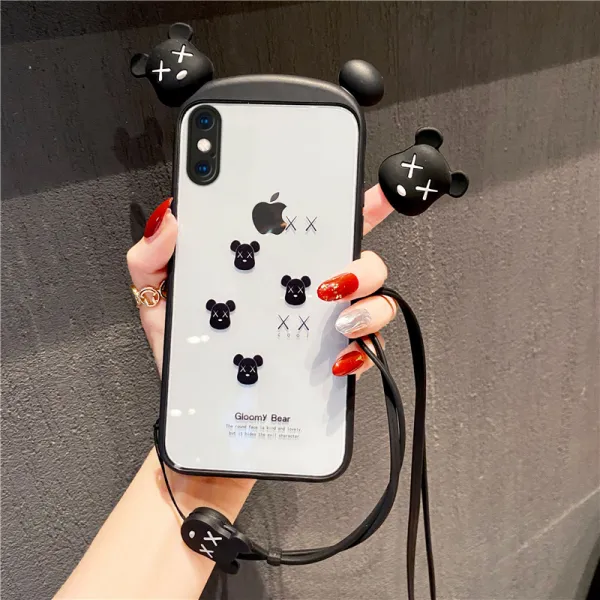 케이원(K-ONE)무역 애니메이션 참깨길 X핸드폰케이스 큐트 드랜드 IPHONEX 엎드리는 꽂다 눈요기 XSMAX 여성