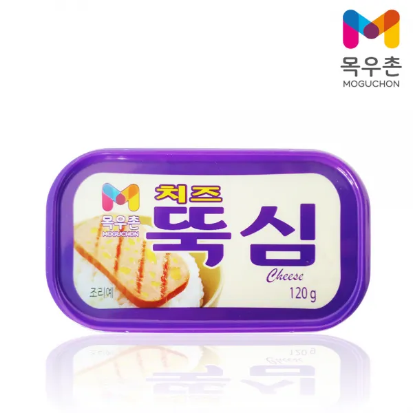 농협 목우촌 치즈뚝심 120gx10개 스팸류캔 국산돼지고기 런천미트, 1개
