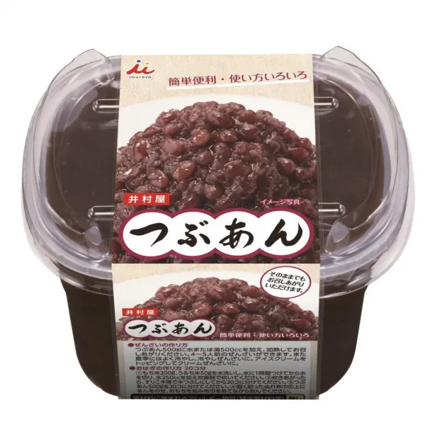 井村屋 つぶあん 500g×6個 井村屋 팥고물 500g × 6 개, 1