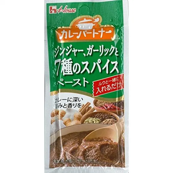 하우스 카레 파트너 진저 마늘과 7종의 스파이스 Paste 40g×10개, 1