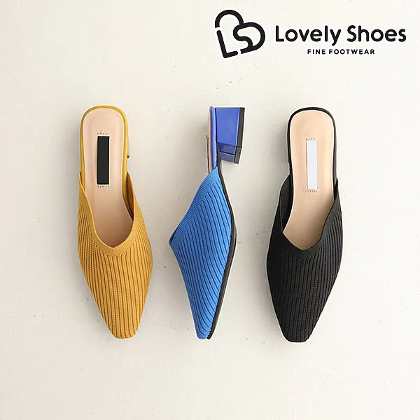 러블리슈즈 본시아 뮬 슬리퍼 3.5cm