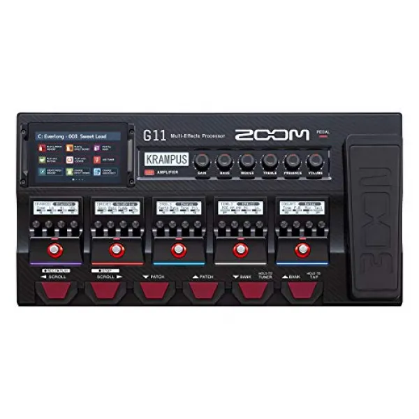 ZOOM 줌 기타용 이펙터IR 로더 기능 탑재 터치 패널 대응 플래그쉽 모델[메이커 3년 연장 보증 첨부] G11