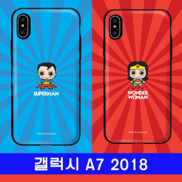 갤럭시 A7 2018 DC히어로즈 2카드 A750 케이스
