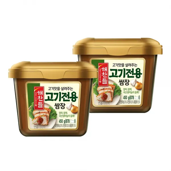 해찬들 고기전용 쌈장 450g X 2개
