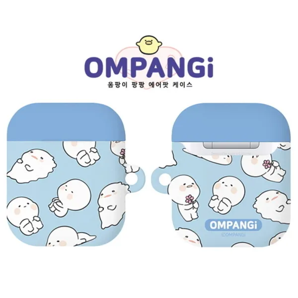  바보사랑 나른패턴 옴팡이 팡팡 에어팟 하드 케이스 B 에어팟 1 2 공용 색상:나른패턴