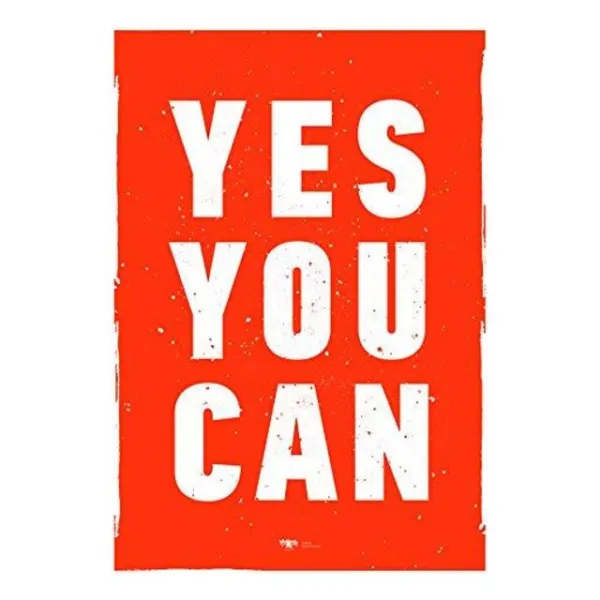 엘리스샵 동기 부여 포스터 큰 따옴표 인쇄 영감을주는 미니멀 아트 사무실 장식 A2 크기 16x24 예 열심히 일하다