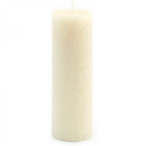 뿌리 초 Unscented Timberline 기둥 초 3 x 9 인치 Buttercream, 단일상품