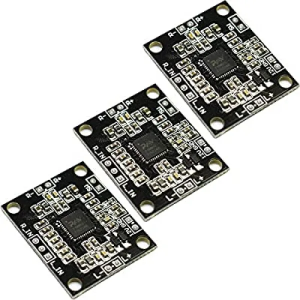 Rasbee 3 세트 Pam8610 디지털 증폭기 보드 앰프 회로 2x15w 2 채널 클래스 D 미니 나라 내재? 1mb